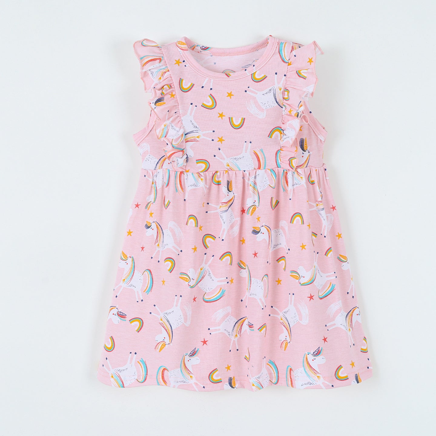 Style Cartoon Lace Sleeveless Round Neck Princess Dress