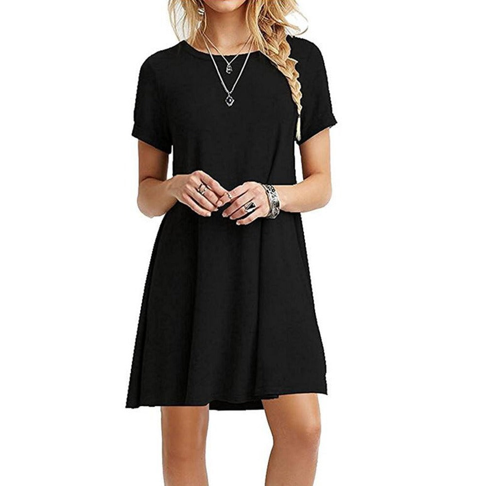 Robe manches courtes