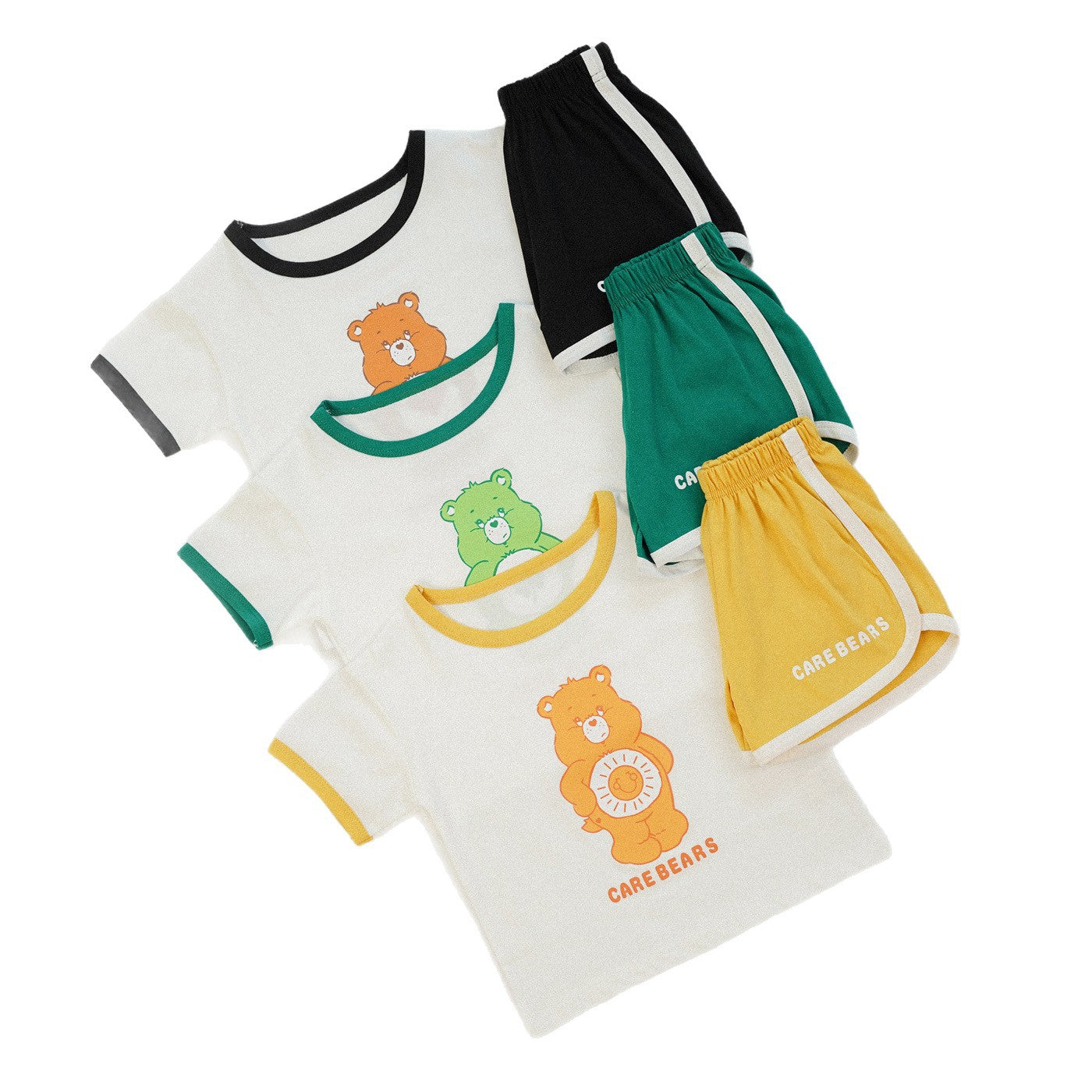 Rainbow Bear Children's Short Sleeve Sports Set