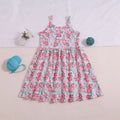Style Cartoon Print Strapless Princess Dress