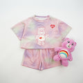 Rainbow Bear short sleeved shorts two pieces