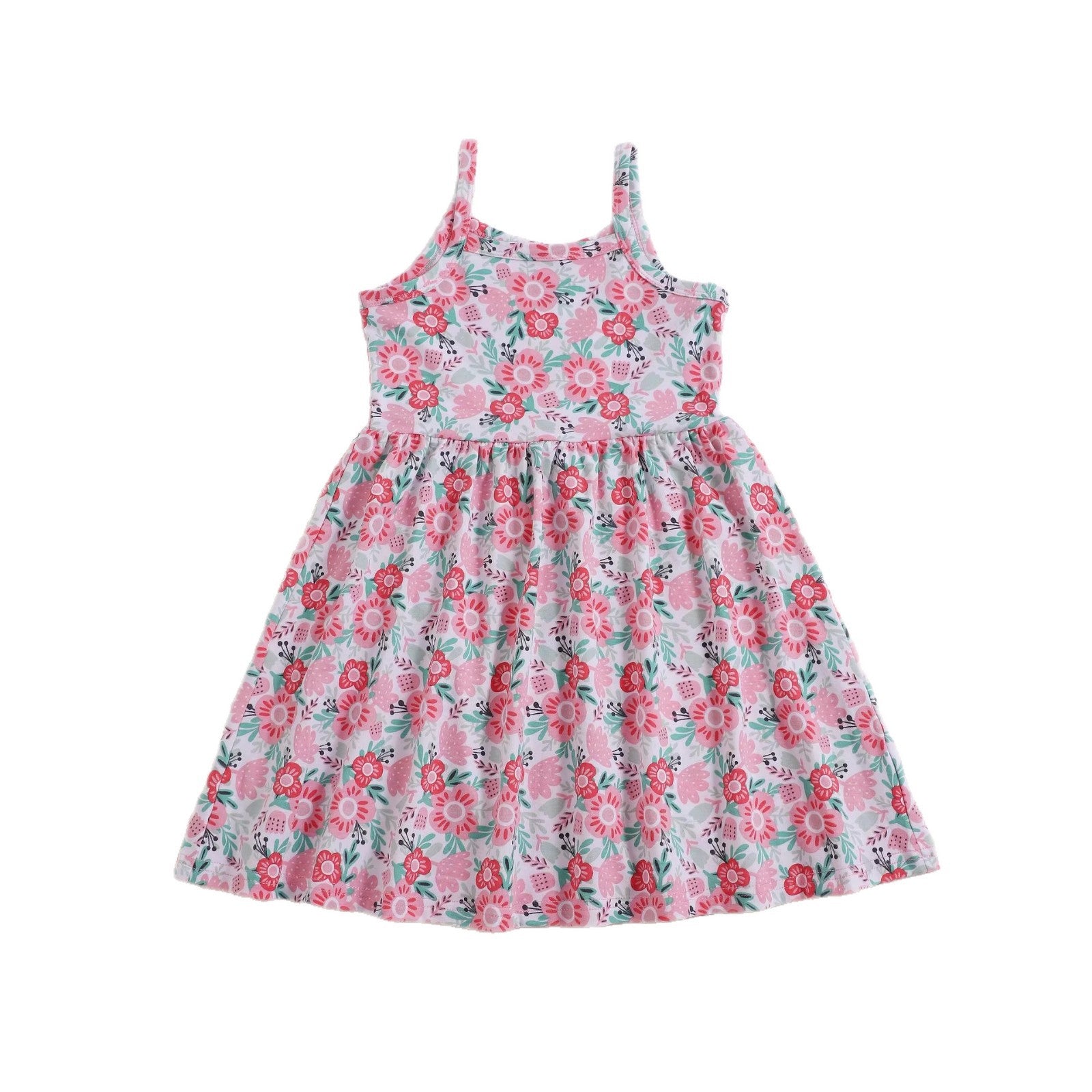 Style Cartoon Print Strapless Princess Dress