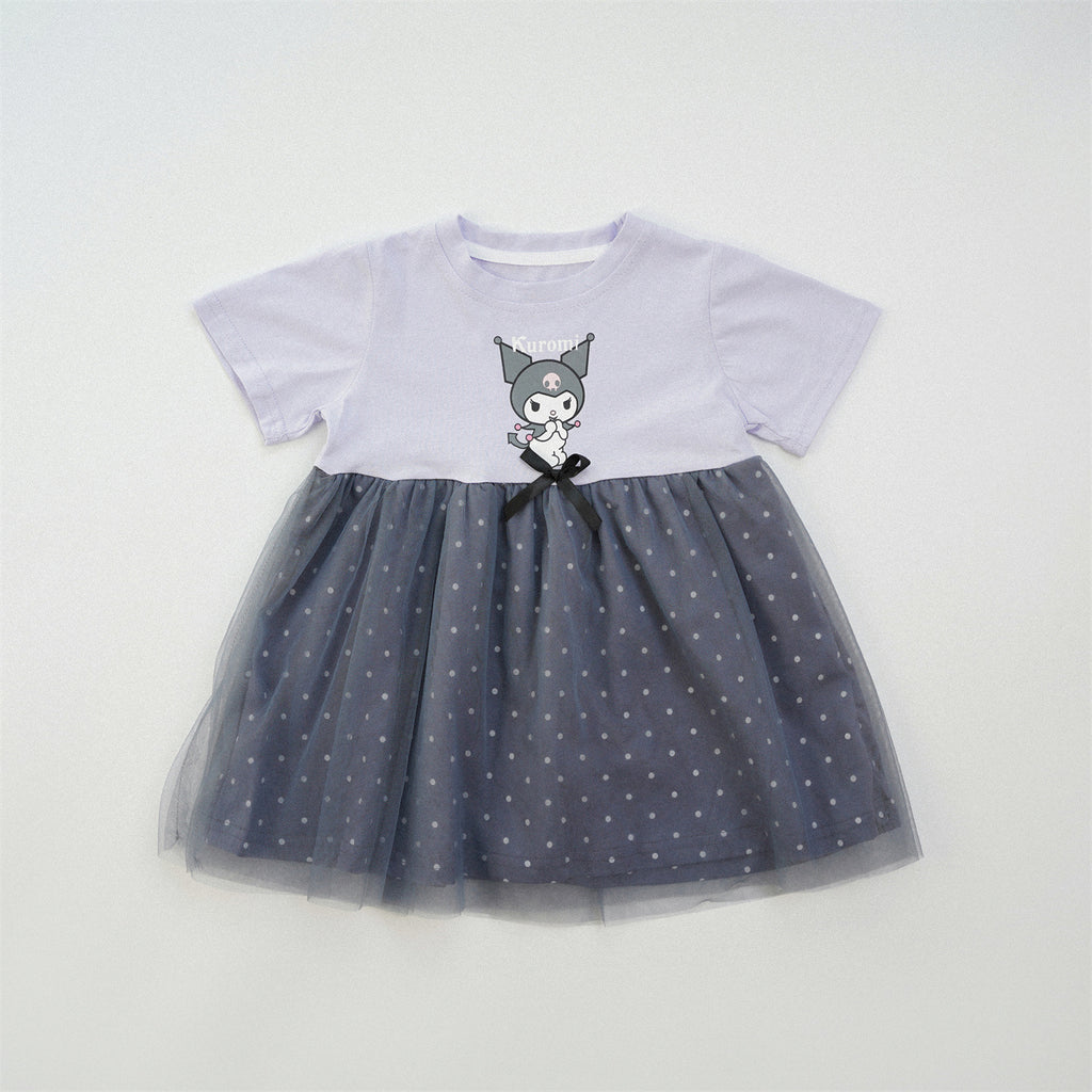 Robe Gaze à Pois Fille – Style Doux & Romantique Été