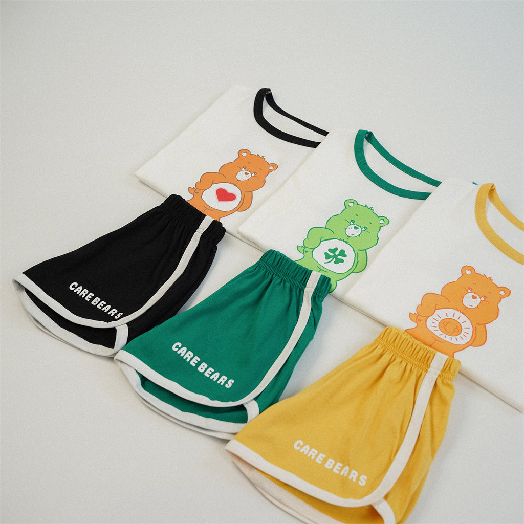 Rainbow Bear Children's Short Sleeve Sports Set