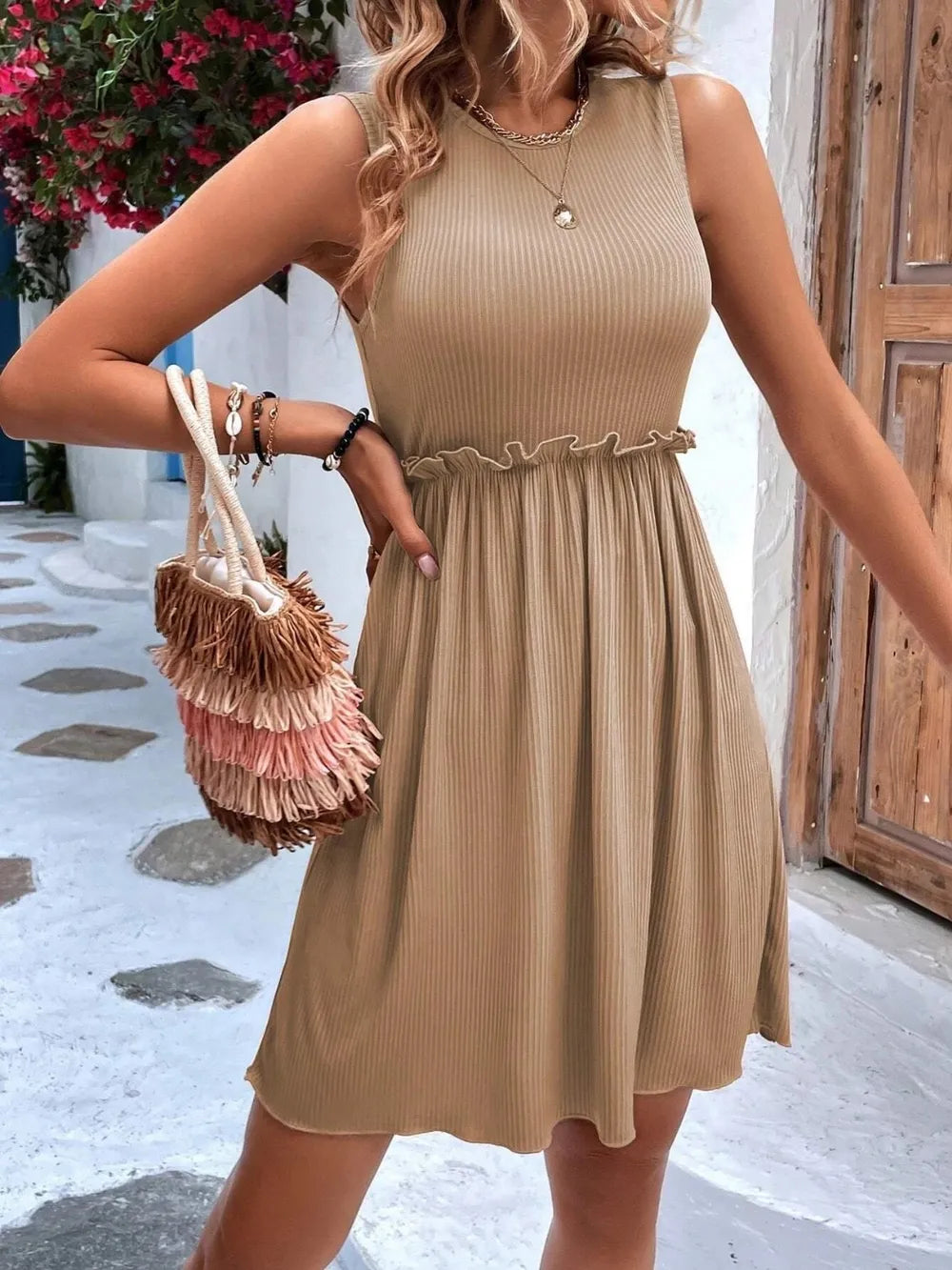 Robe à volants