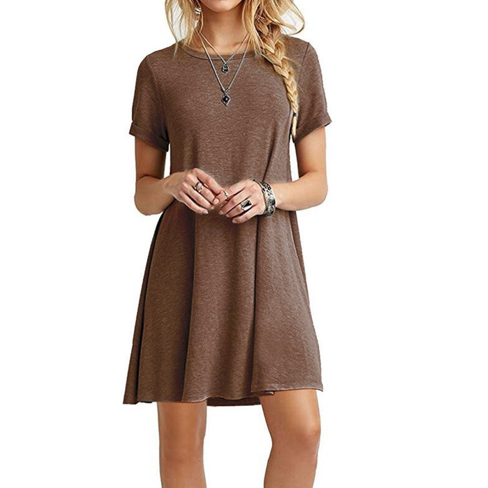 Robe manches courtes