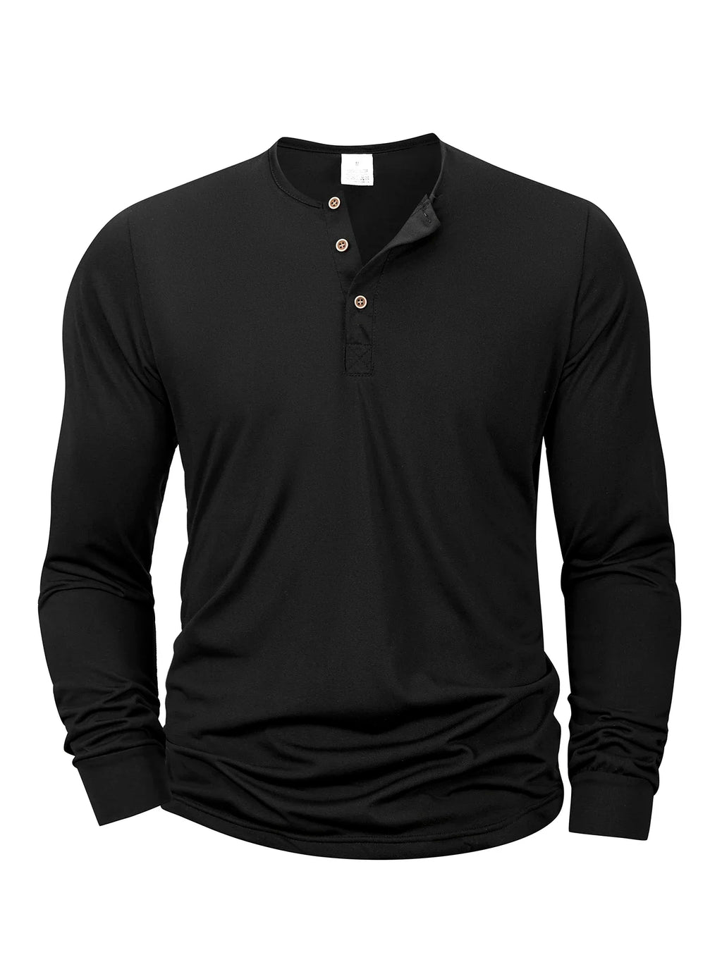 T-shirt Henley manches longues