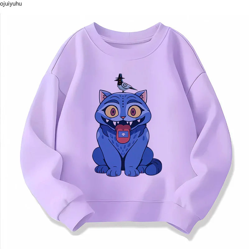Hoodie Enfant Demon Hunters - Sweat Tigre Style Harajuku Manga