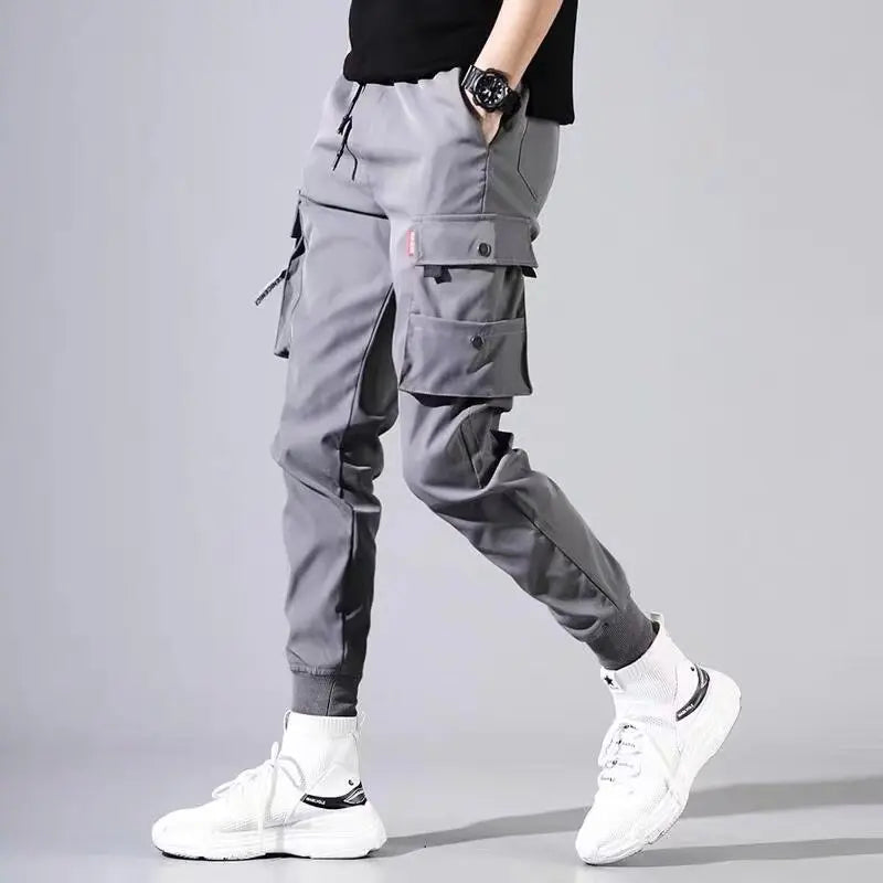 Pantalon cargo multipoches oversized