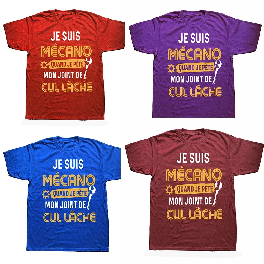 t-shirt humour mécanicien homme