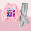 Ensemble Fille K-POP Cartoon - Sweat + Pantalon Printemps/Automne
