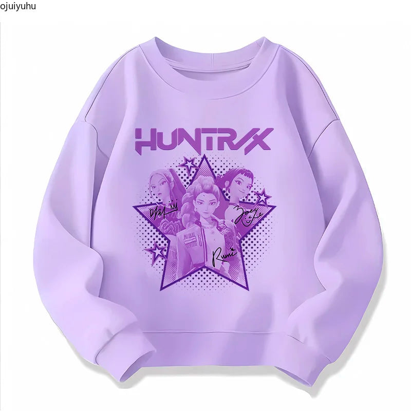 Hoodie Enfant Demon Hunters - Sweat Tigre Style Harajuku Manga