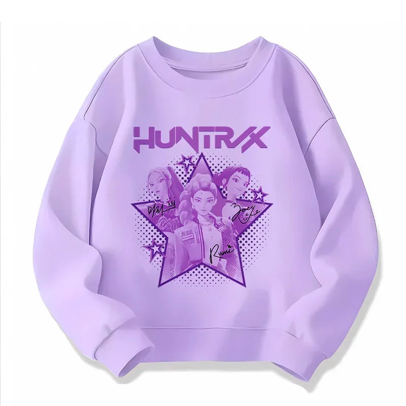 Hoodie Enfant Demon Hunters - Sweat Tigre Style Harajuku Manga