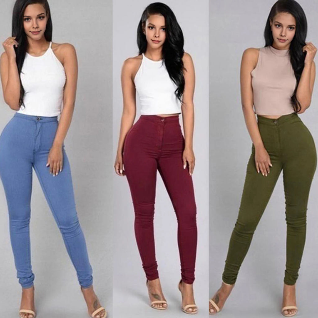 Pantalon Femme Professionnel Slim - Élégance Bureau Taille Haute