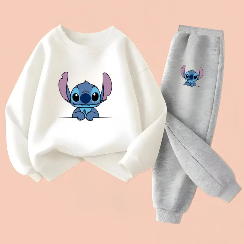 Ensemble Garçon Stitch 2025 - Sweat Pullover + Pantalon Automne